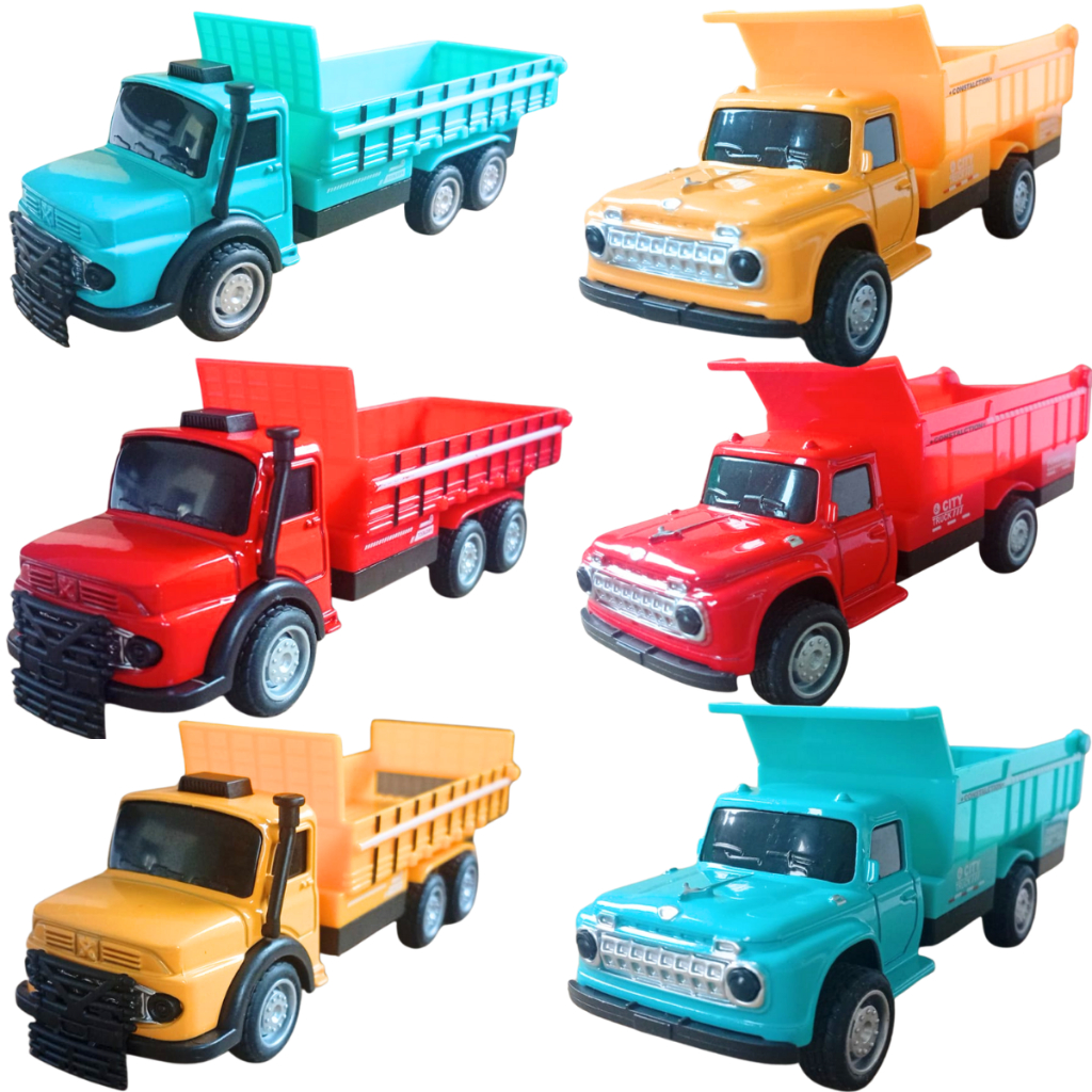 Caminhão com caçamba miniatura brinquedo