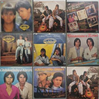 LP Vinil Chitãozinho e Xororó - diversos | Disco de Vinil Sertanejo | Música Sertaneja