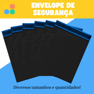 Kit 100 Envelope Segurança Inviolável para Encomendas – 15x20 a 32x40 em Oferta na Shopee