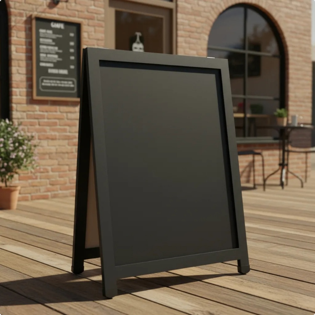 Cavalete De Calçada Lousa Preta Para Cardápio Do Dia Ofertas Promoções