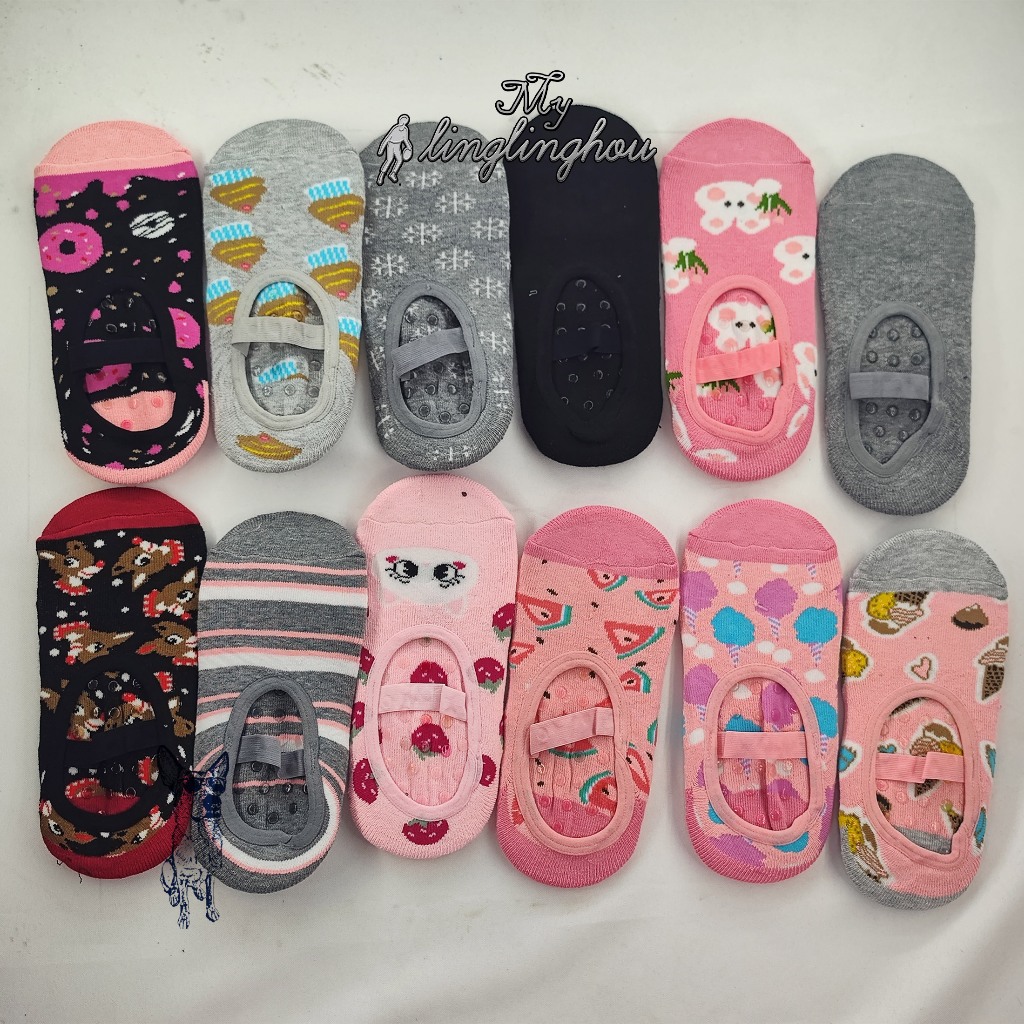 meia feminina adulto Meia Sapatilha Antiderrapante Pilates Yoga Feminina meia ioga tamho:35-40/608