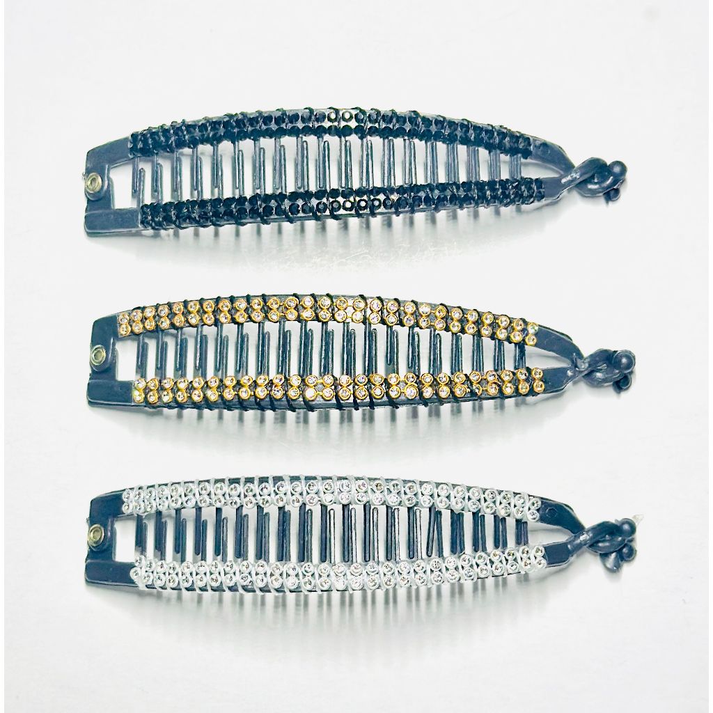 Kit 2/3/4/6unidades Presilha de Cabelo Prendedor Banana Adulto Penteado Rabo