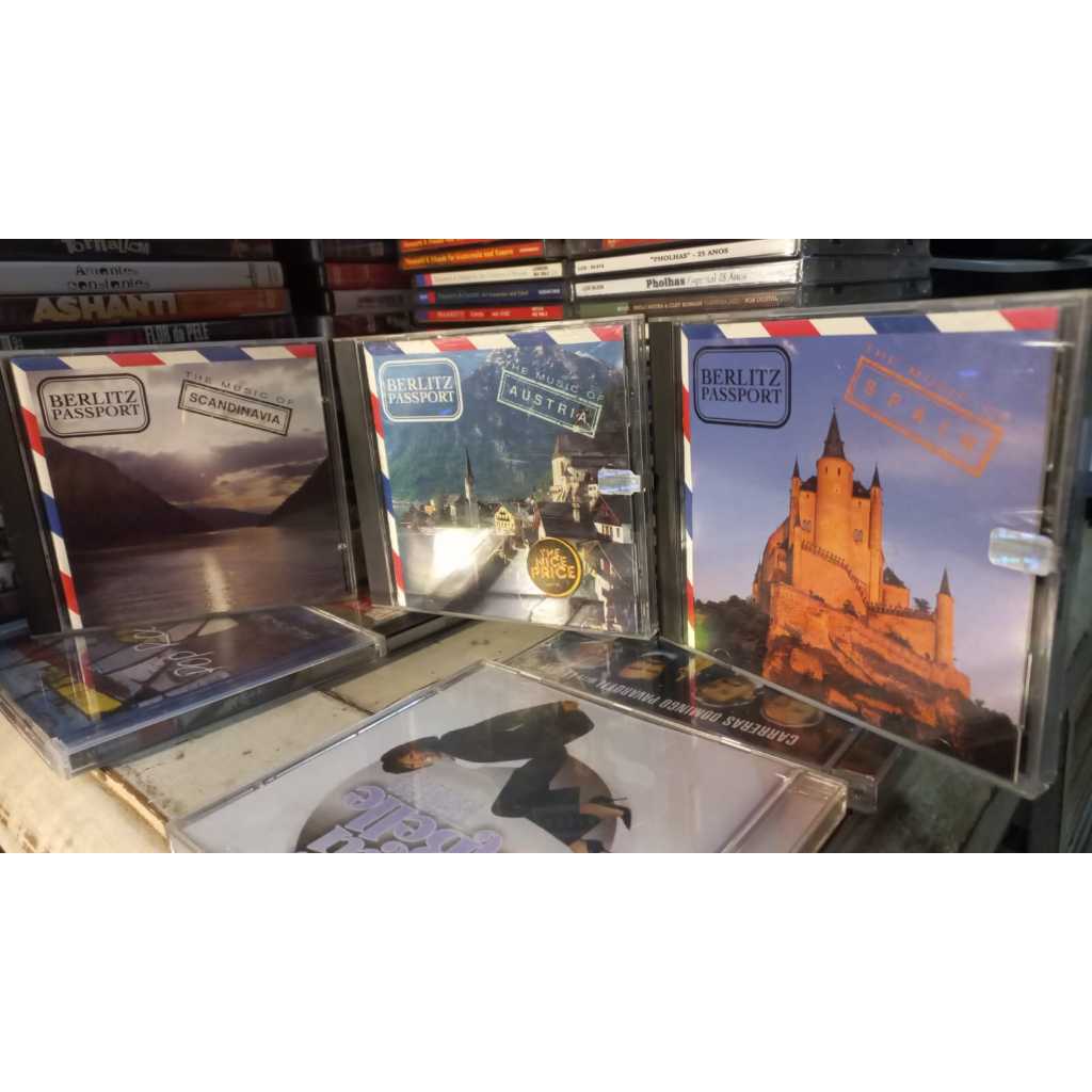 CD PASSPORT BERLITZ A Música da Escandinávia Espanha Áustria-Novos raros IMP Map Travel Key Foreign The Nice Price