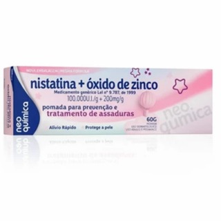 Pomada Antiassaduras Nistatina + Óxido de Zinco 60 GRAMAS ENVIO RAPIDO em Oferta na Shopee