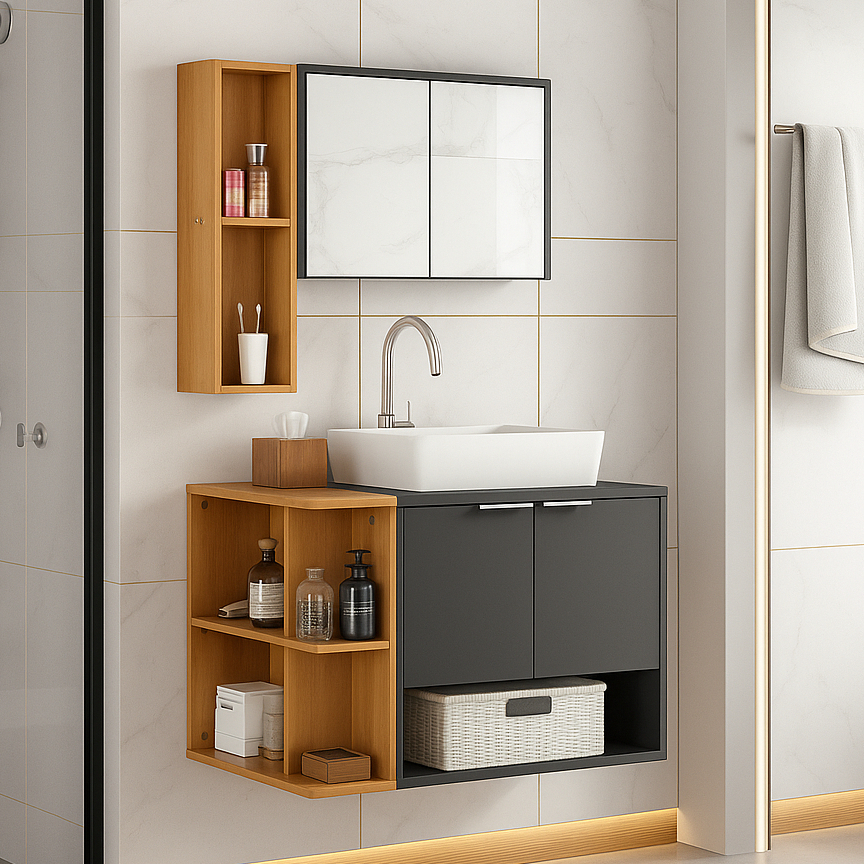 Armário Lateral Banheiro: Onde Comprar | BuscaProdutos