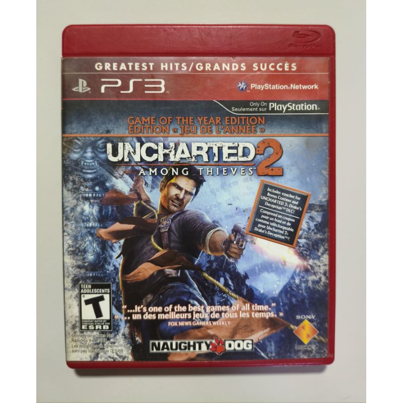 Jogo Uncharted 2 Among Thieves - Game of the Year Edition - Greatest Hits - Original PS3 - Excelente estado