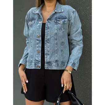 ZOEYA MODERN CHIC jaqueta jeans feminina casaco blusa casaco bulsas feminina de frio manga longa 0063