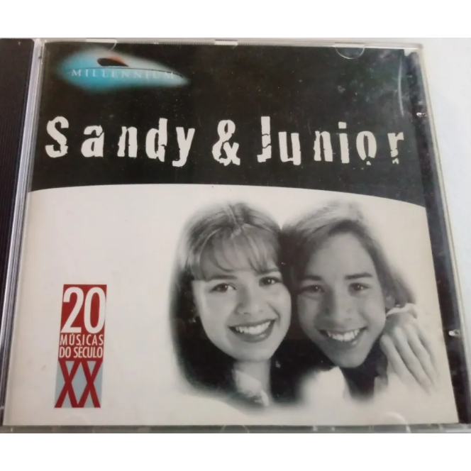 Cd Sandy & Junior SÉRIE Millennium 20 SUCESSOS SERTANEJO INFANTIL SEMINOVO