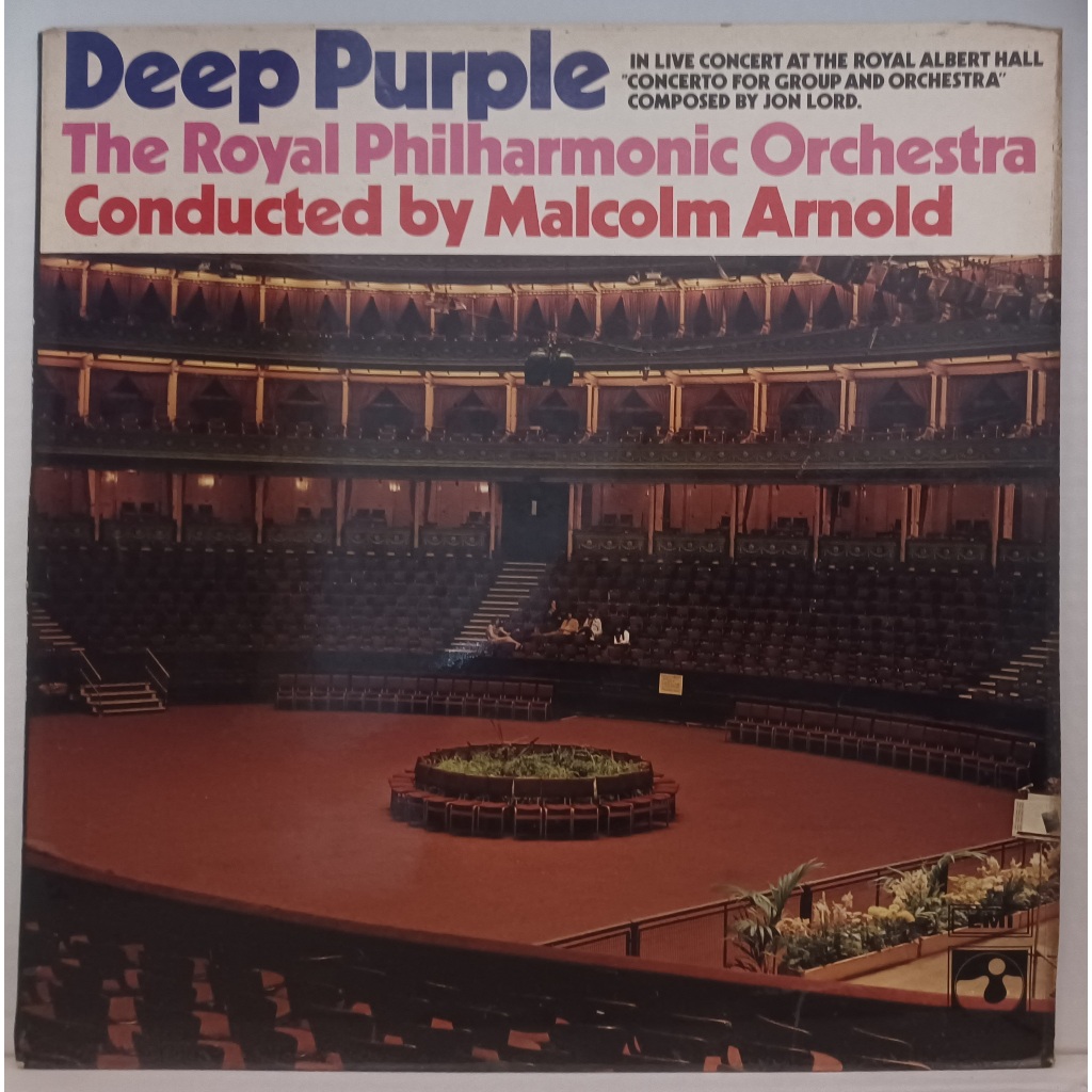LP Disco De Vinil Importado Deep Purple - In Live Concert At The Royal Albert Hall - LP EX Capa VG+