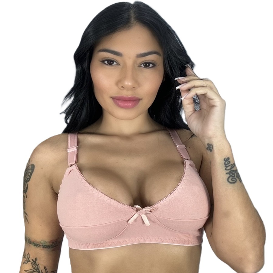 Sutiã de Algodão Alça Larga Sustentação Conforto em Oferta na Shopee
