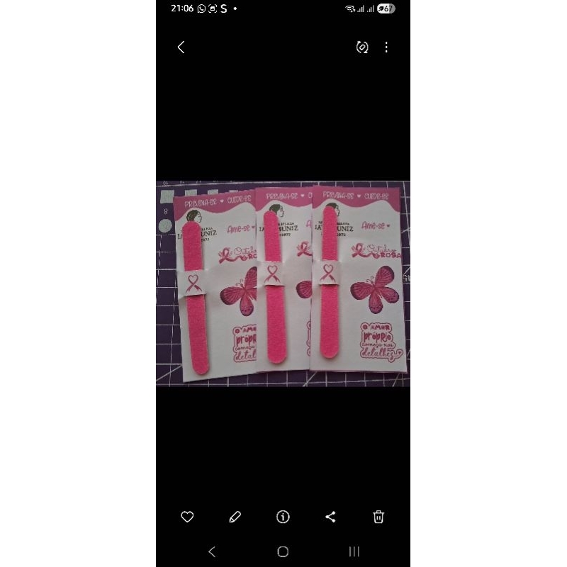 card com lixa /mimo para Cliente
