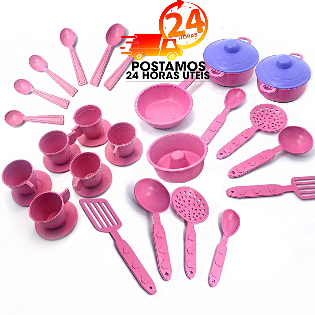 1 Hora Do Café + 2 sonho de cozinha Faz De Conta Panelinha Pires Colheres Colher Xícara em Oferta na Shopee