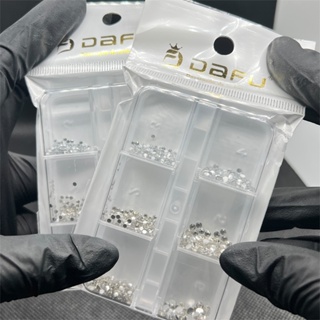 Strass Para Decoração de Unhas Nail Arte Pedrinhas Prata Dafu em Oferta na Shopee