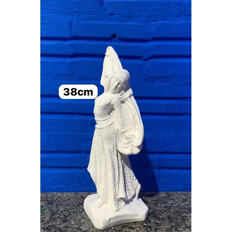 Imagem Rainha Das Cigana 38cm em gesso cru