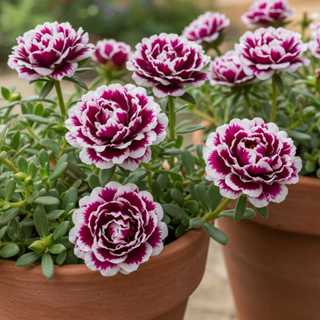 Sementes Flor Onze-Horas Preta com Branca Pétalas Tripas - Alta Germinação em Oferta na Shopee