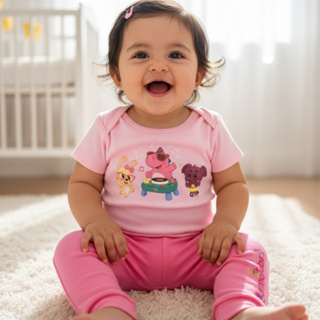 Conjunto Body + Calça Melhores Amigas - All the Colors - TurmaTube em Oferta na Shopee