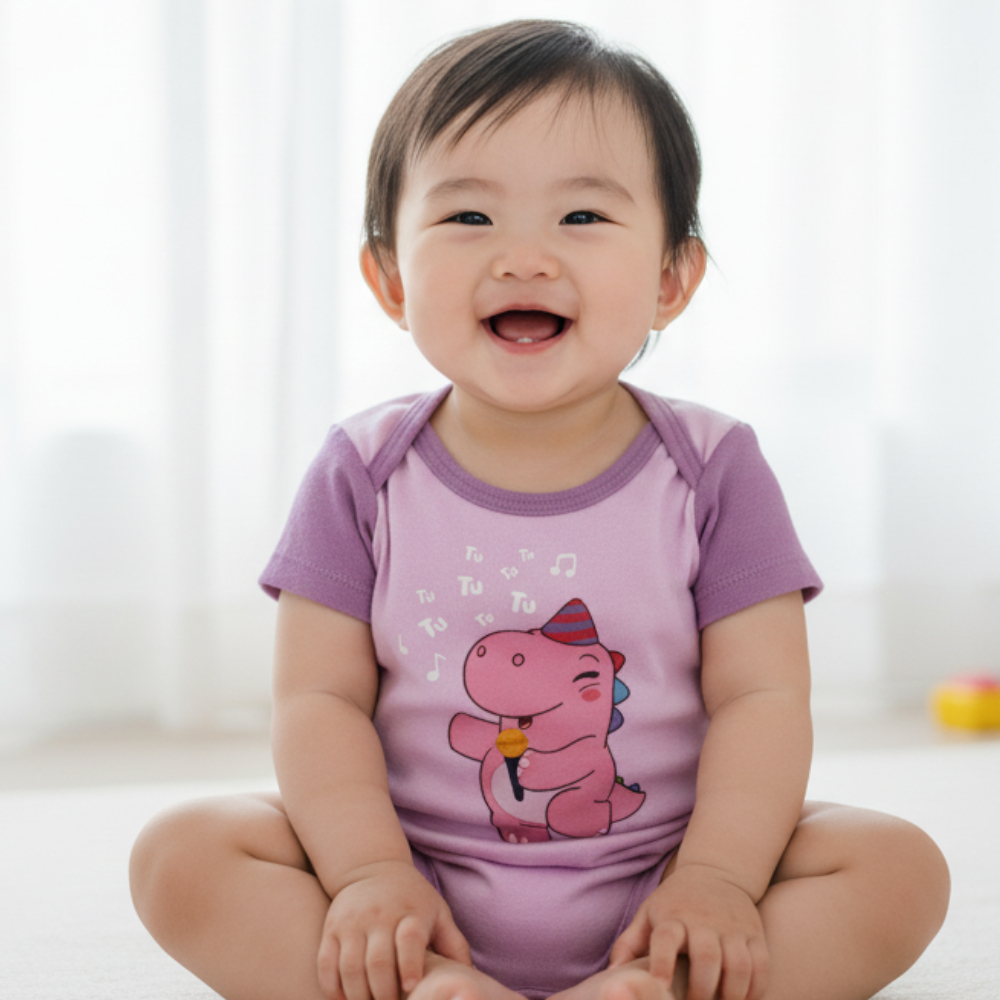 Macacão Nina Cantora Manga Curta - All the Colors - TurmaTube em Oferta na Shopee