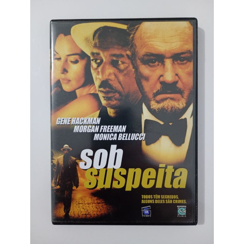Dvd Sob Suspeita Original Gene Hackman Morgan Freeman Mônica Bellucci