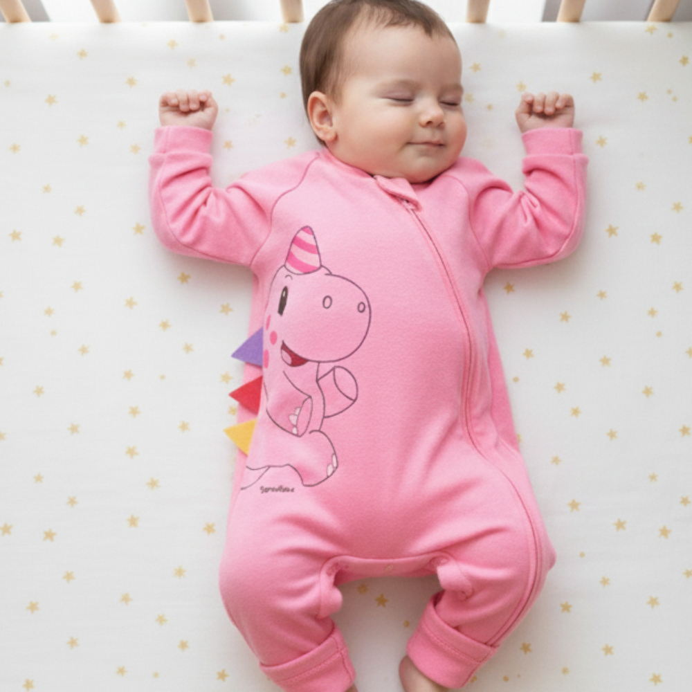 Macacão Nina Manga Longa - All the Colors - TurmaTube em Oferta na Shopee