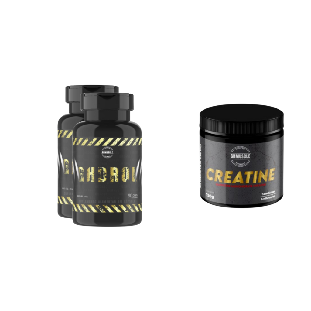 2 Ghdrol + 1 Creatina - Laboratório Ghmuscle