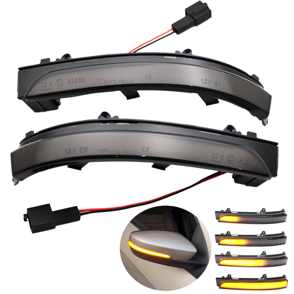 Par Pisca Seta Retrovisor Led Sequencial Gol Up Saveiro Polo Golf Voyage G6 G7 Polo Fox