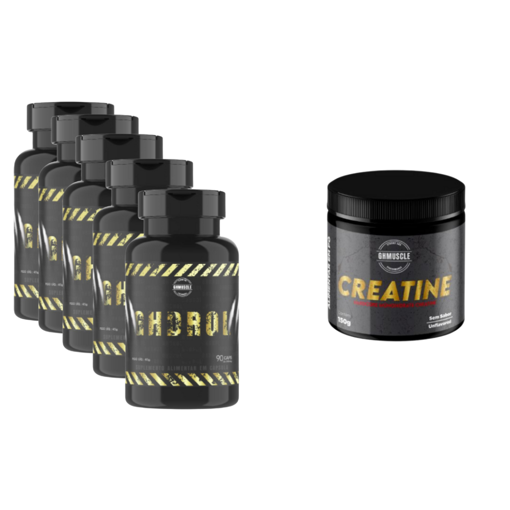 5 Ghdrol + 1 Creatina - Laboratório Ghmuscle