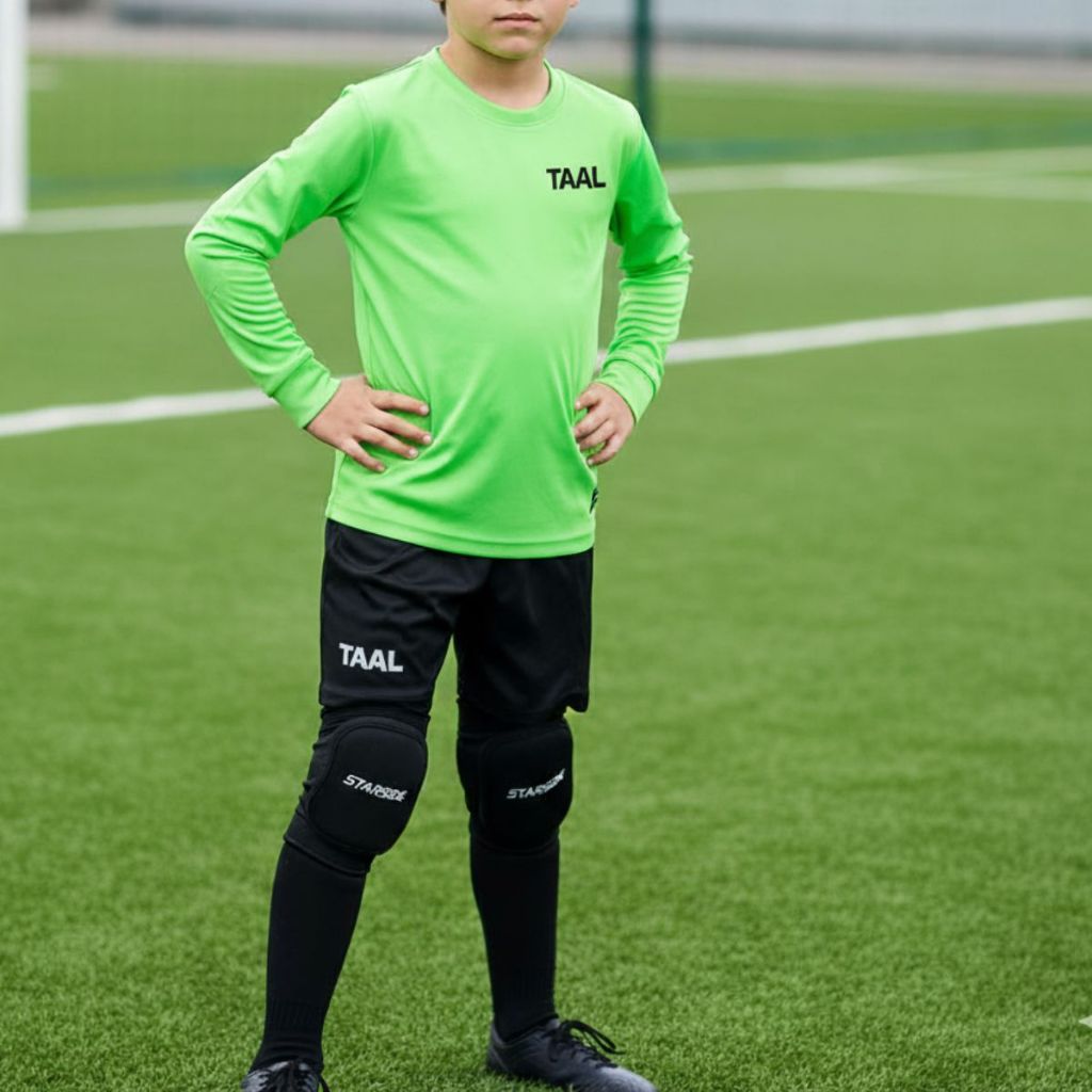 Joelheira Futsal e Volei Elástica Com Espuma - Par Infantil