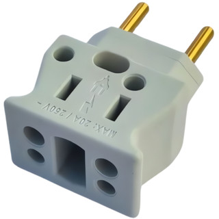 Adaptador Tomada Reforçado 20A/10A - Para Forno Elétrico, Air Fryer, Microondas, Secador de Cabelo