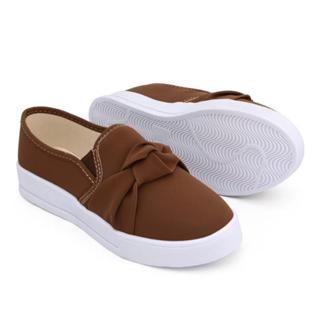Tênis Feminino Casual Stillus Confortável Iate Slip On Calce Fácil Laço Nobuck Dynasty Inverno Verão em Oferta na Shopee