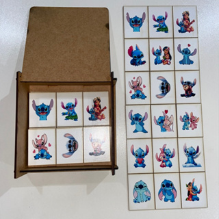 Jogo da Memória do Stitch em MDF – 36 Peças + Caixa de Madeira | Educativo, Durável e Divertido em Oferta na Shopee