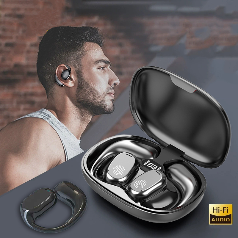 Fone de Ouvido Sem Fio D28 Bluetooth 5.3 Condução Óssea TWS 120h Bateria -B8 em Oferta na Shopee