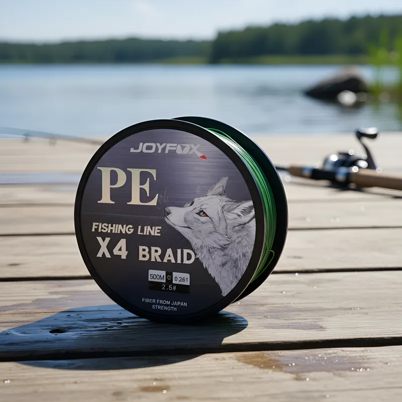 Linha De Pesca Joyfox Multifilamento 4fio Verde 300m 500m 4X 30LB 40LB 50LB