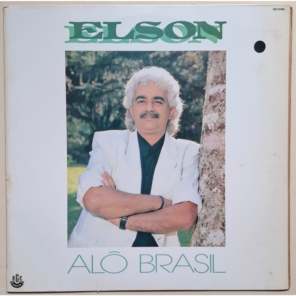 LP ELSON ALÔ BRASIL 1990 NACIONAL SAMBA VG VINIL