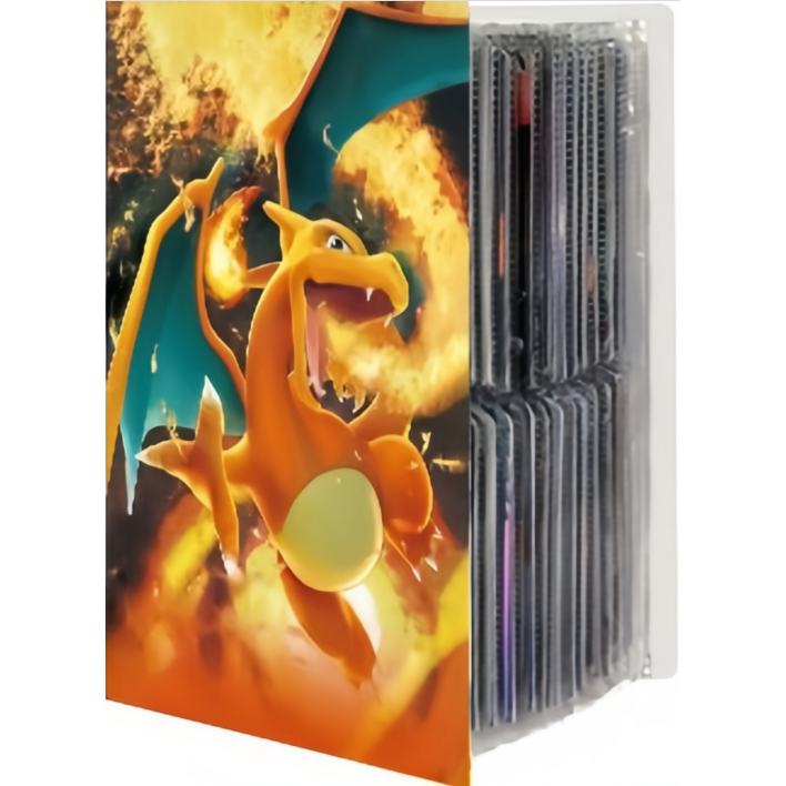 Álbum Pokémon Porta Cards Coleção Pikachu Charizard Oficial Colecionador, álbum de cartões para 240 em Oferta na Shopee