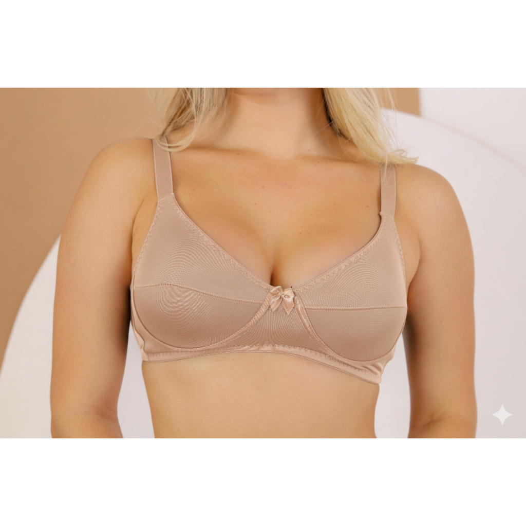 Innova Lingerie 2402 | Soutien Sustentação | Reforçado | Cetinete Power | Sem Arco | Sem Bojo | Alça Larga