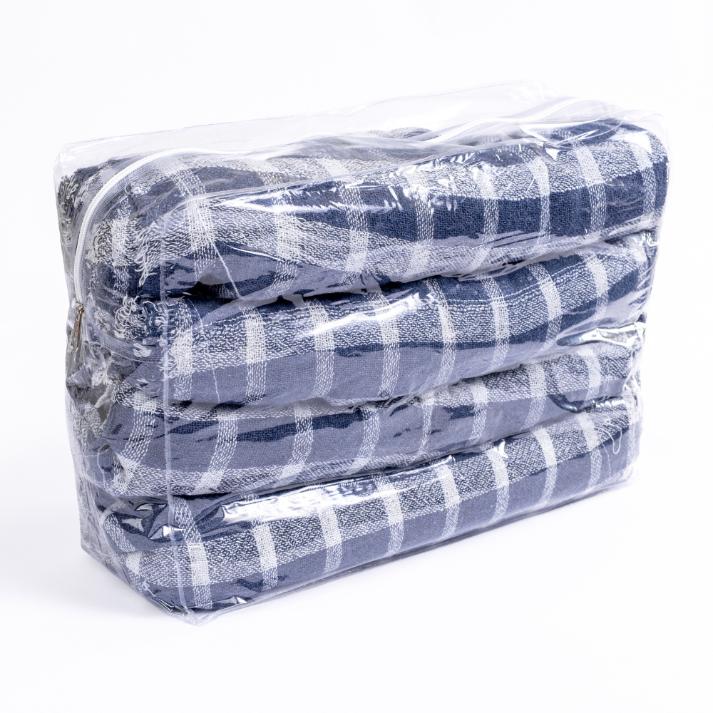 Kit 5 Saco Organizador Multiuso Toalha Manta Coberta Roupas em Oferta na Shopee