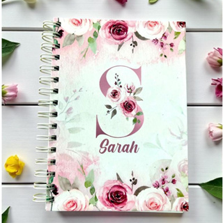Agenda Personalizada 2026 Rosa Floral Iniciais - Com Nome em Oferta na Shopee