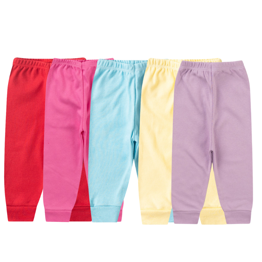 Lote 5 Mijão/Calça De Bebê Menino, Menina Suedine 100% Algodão P ao GG