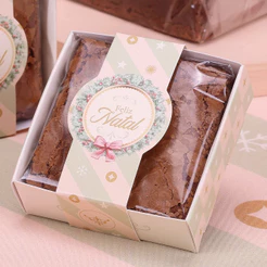 100 CAIXA PARA BROWNIE NATAL GRAÇA 5200 ( JANGO NATAL 2025 )