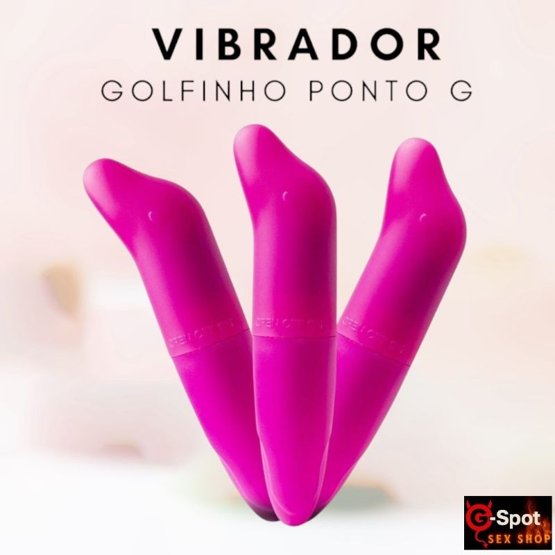 Kit e unidade Vibrador estimulador Ponto G Golfinho Sexshop em Oferta na Shopee