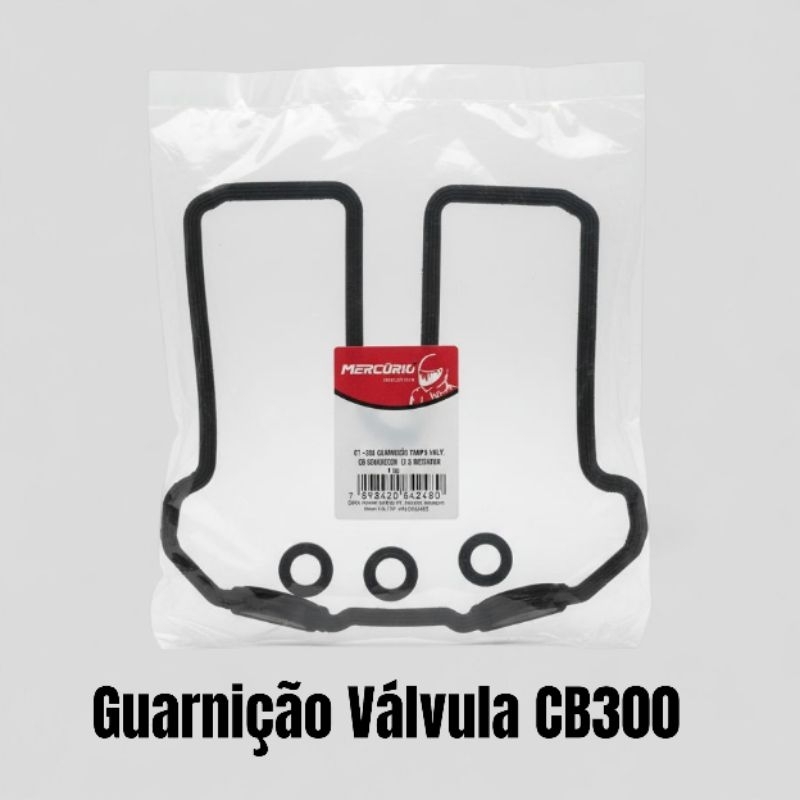 Guarnição Tampa válvula CB300 XRE 300 com retentores em Oferta na Shopee