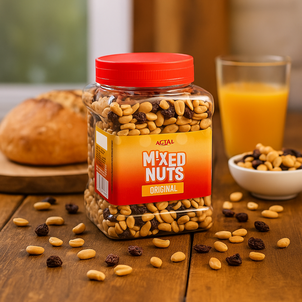 Mixed de Nuts Original Agtal 1,02kg Nova Receita com Mais Castanhas e Uvas Passas