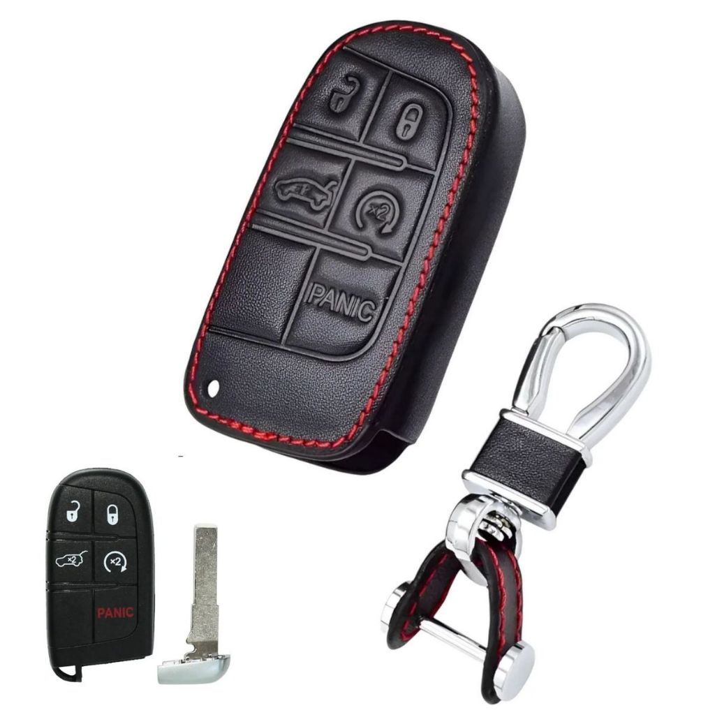 Capa Em Couro + Chaveiro Chave 5 Botões Presencial Cronos Argo Toro em Oferta na Shopee