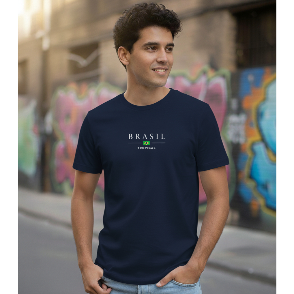 Camiseta Do Brasil Seleção Brasileira Copa Jogo Futebol Esportiva Básica 100% Algodão Lançamento