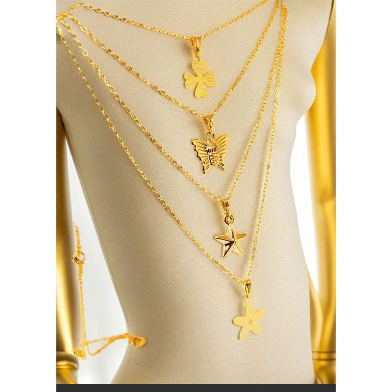 kit até  15 Gargantilhas feminina banhada ouro 18k