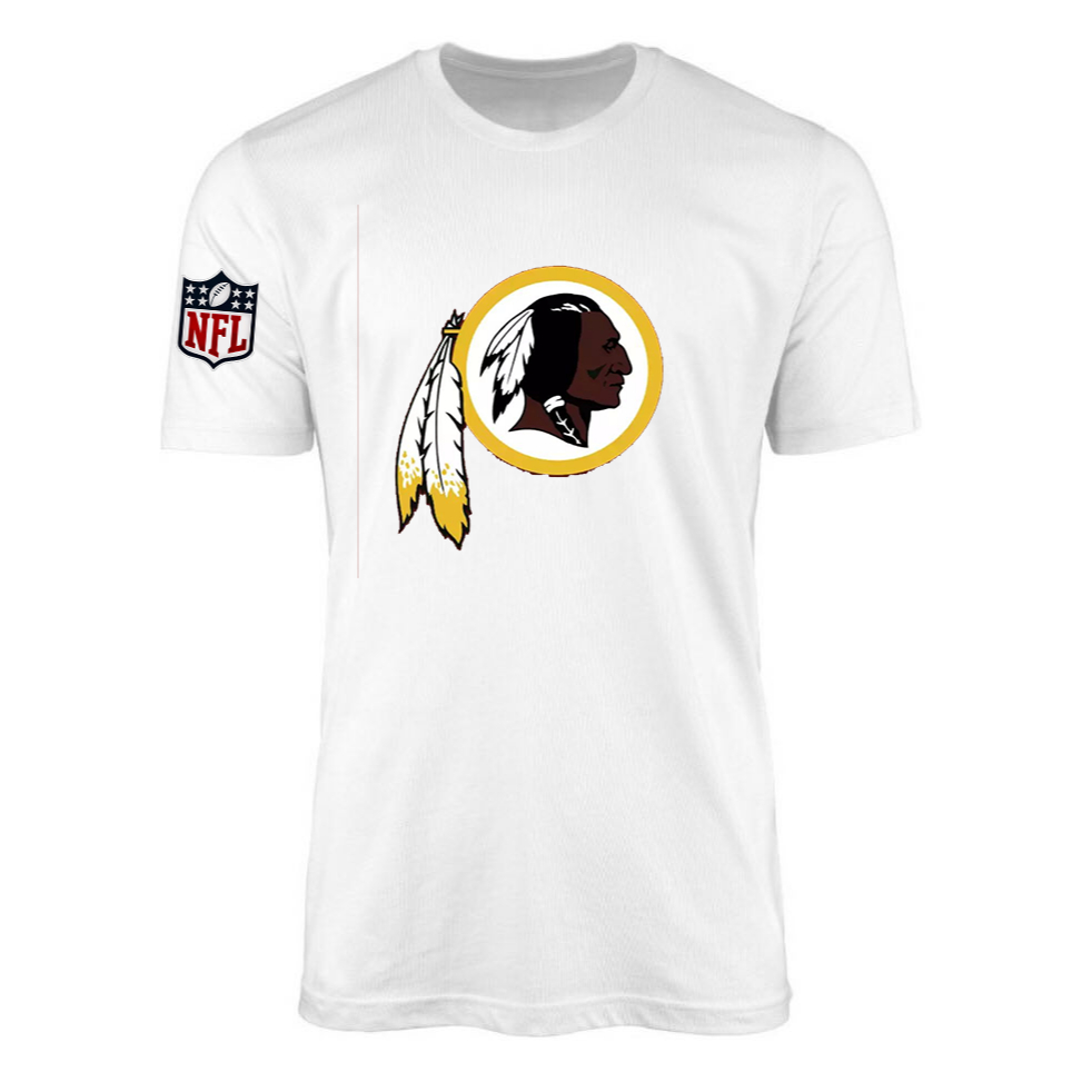 Camisa Camiseta Blusa NFL Futebol Americano Premium 100% Algodão Washington Commanders Redskins