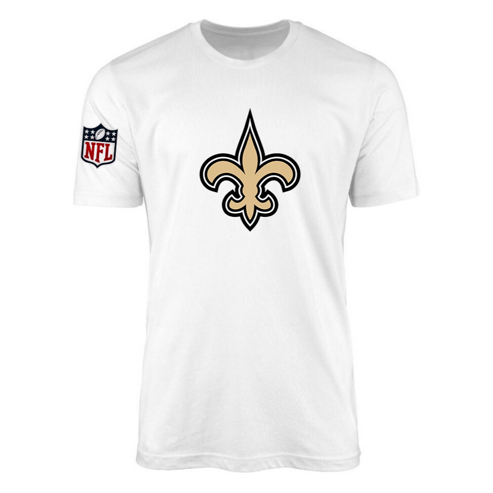 Camisa Camiseta Blusa NFL Futebol Americano Premium 100% Algodão New Orleans Saints