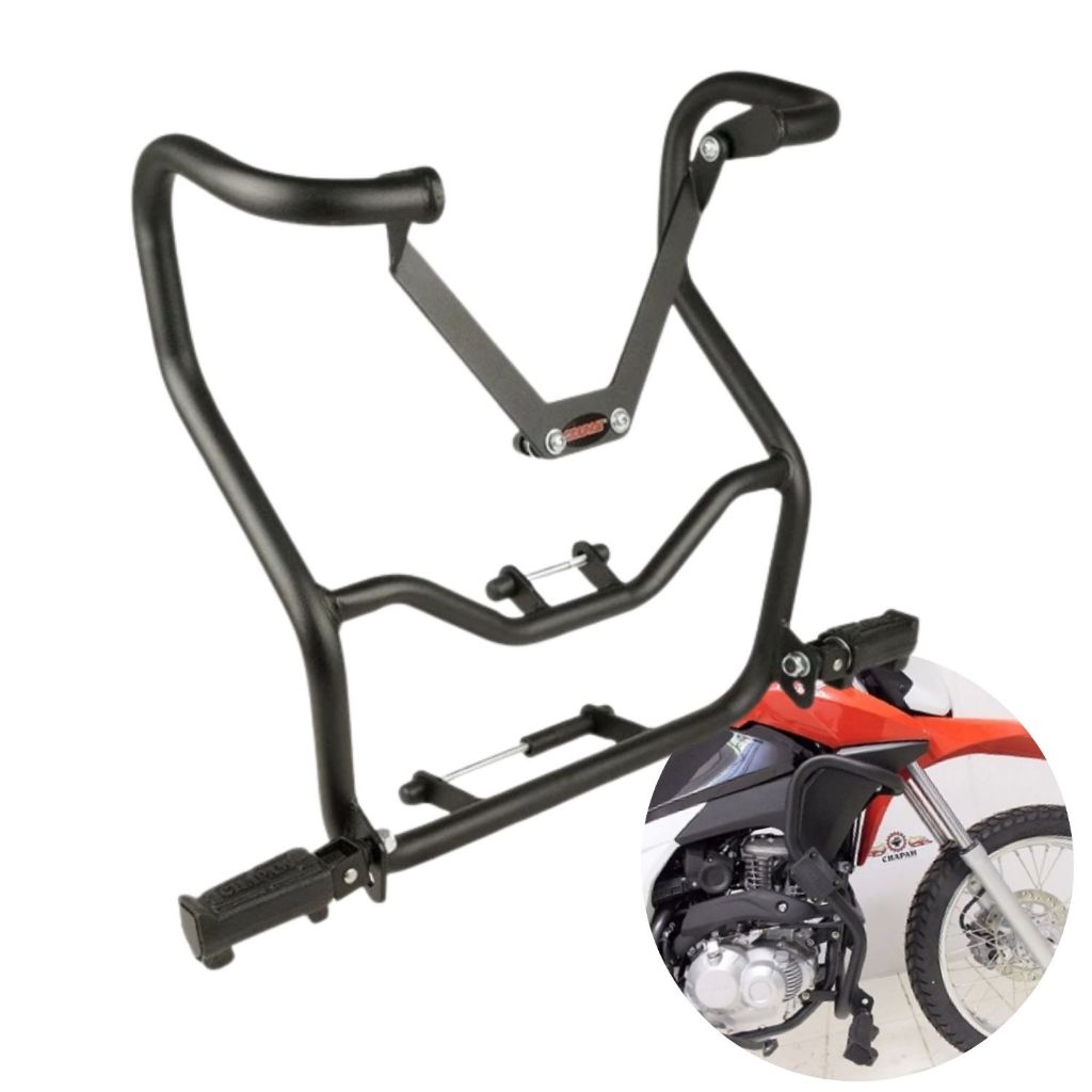 Protetor Motor Carenagem Chapam Pedaleira Nxr Bros 160 2015 A 2024 em Oferta na Shopee