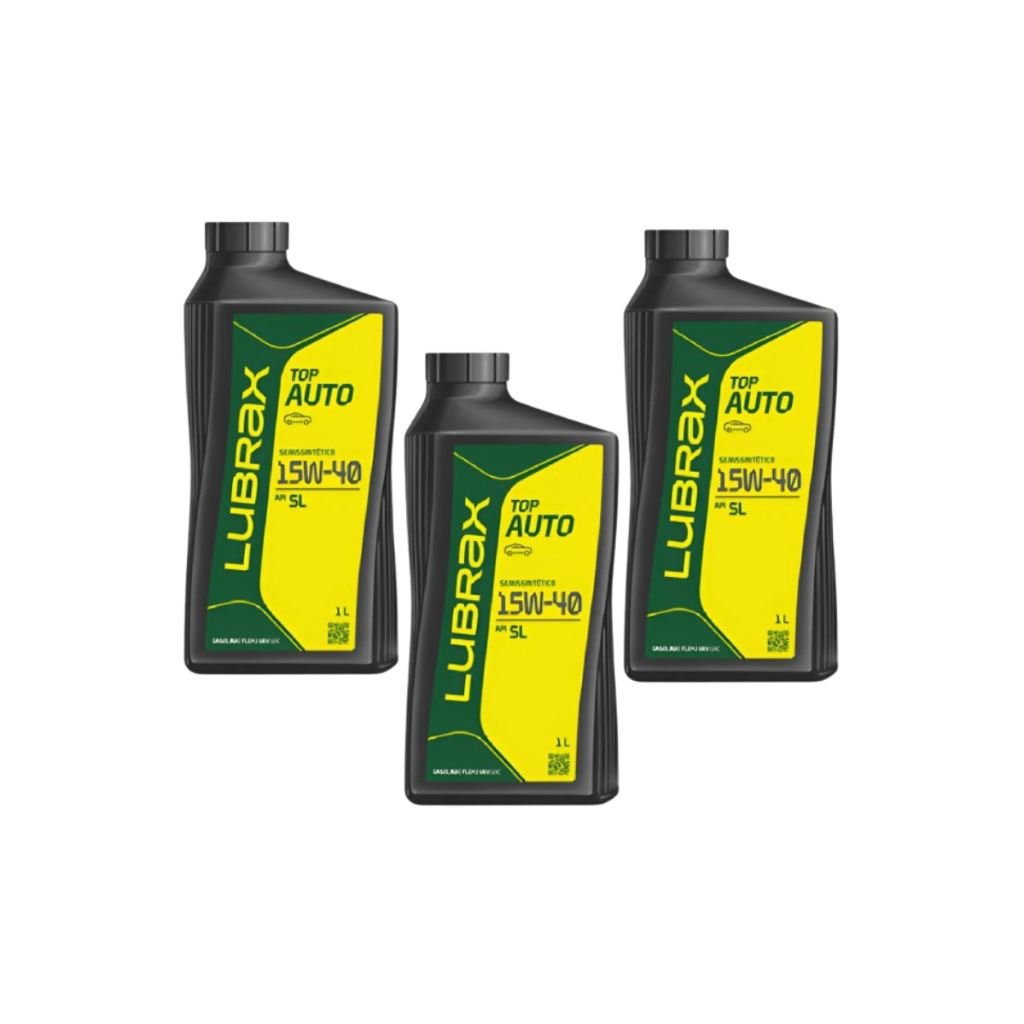 3L Óleo Lubrificante Lubrax 15W40 API SL Semissintético - Proteção Superior para seu Motor