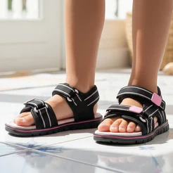 Sandália Infantil Ortopasso Anatômica Menina Feminino Macia Leve Moda Fashion Confortável Conforto